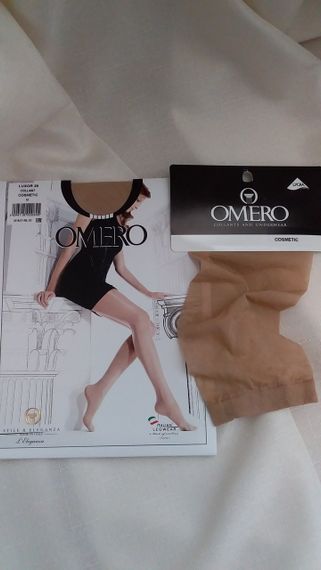 Колготи, блискучі, жіночі Omero Luxor 20 den, Italy, розміри m,l, колір cosmetic | Зображення 3