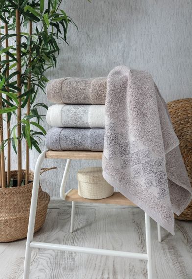 Набір рушників 70х140 см Pupilla Misir банні 4 шт.