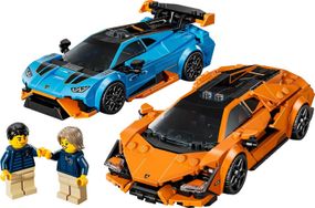 Конструктор ігровий Speed ​​Champions Lamborghini Revuelto та Huracán STO 77238 607 деталей