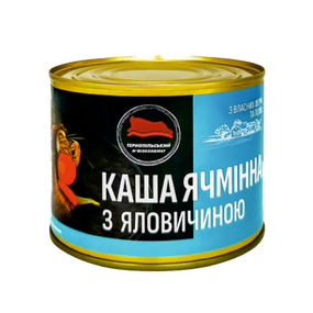 Каша ячмінна з яловичиною Тернопільський м'ясокомбінат 525 г