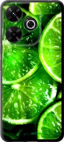 Чохол на Xiaomi Redmi Note 13R 5G Зелені часточки лимона "852b-3797-2448"