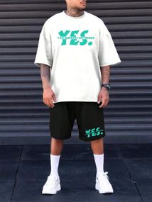 Комплект футболка та шорти ДТФ (оверсайз)