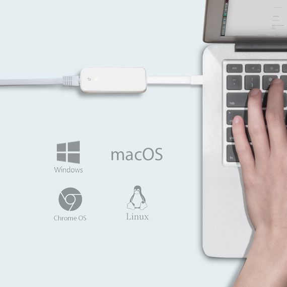 Сетевой адаптер TP-LINK UE300 USB type-C to GE (UE300C) | Зображення 2