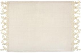 Набір 6 льняних підтарельників "Natural Beige" 30х45см, прямокутні