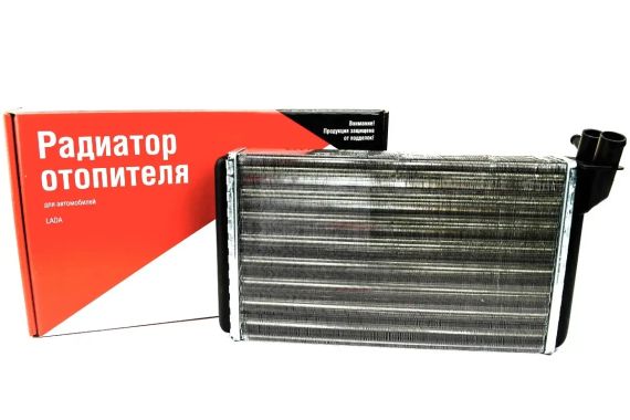 Радиатор отопителя ВАЗ 2110, 2111, 2112 старого образца до 09.2003 года выпуска (алюминевый) ОРИГИНАЛ