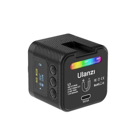 Відеосвітло Ulanzi Vijim L3 RGB COB Fill Light (UV-L052GBB1 L3 RGB) | Зображення 2