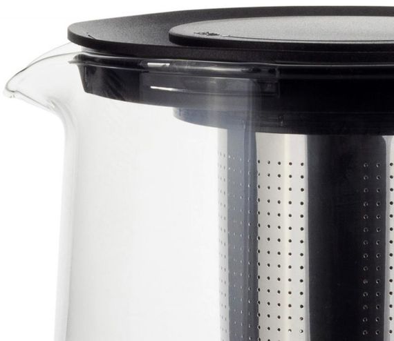 Чайник скляний заварювальний Kamille 1000мл зі знімним ситечком (0776m) | Зображення 2