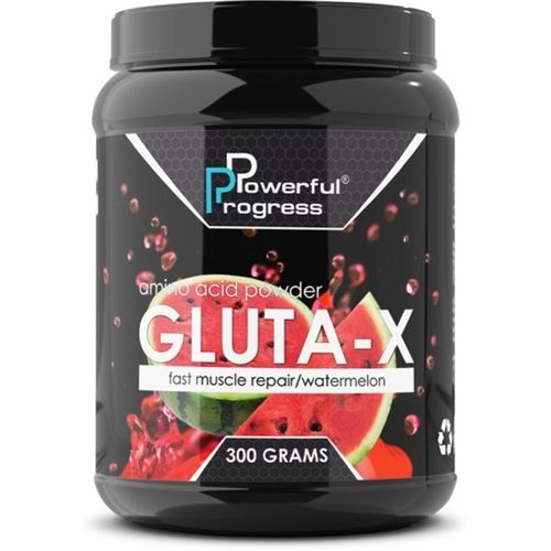 Глютамін для спорту Powerful Progress Gluta Х 300 g /30 servings/ Watermelon