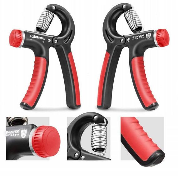 Еспандер кистьовий Power System PS-4021 з регульованим навантаженням 10-40 кг.  Power Hand Grip Black | Зображення 2