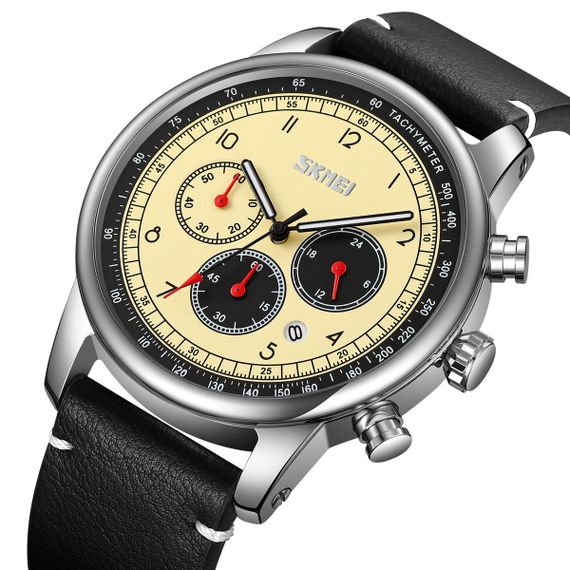 Skmei 9318BEBK Beige-Black | Зображення 1