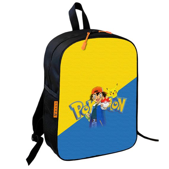 Набір дитячий Покемон Пікачу рюкзак 36х27см сумка-бананка, кружка з принтом для хлопчика (01567) | Зображення 1