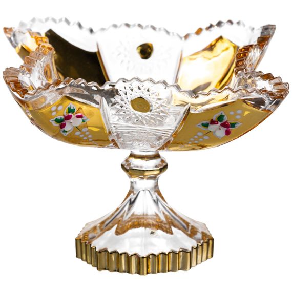 Цукерниця скляна Crystal 12 см Yiwu HP-34-139