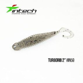 Силиконовая приманка, Съедобный силикон Intech Интеч Turborib 2"12 шт IN59