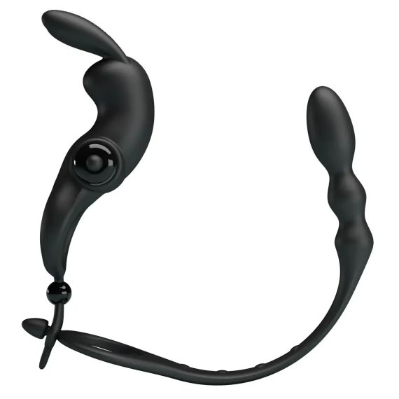 Эрекционное вибро кольцо с анальным стимулятором Pretty Love - VIBRATION PENIS SLEEVE V, BI-2102131 sexstyle | Зображення 6