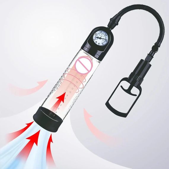 Вакуумна помпа Men Powerup зі стрілковим манометром і ручним насосом | Зображення 6