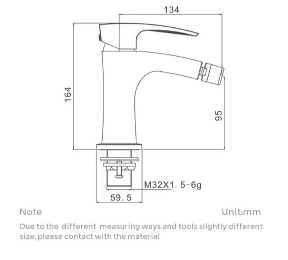 Змішувач для біде Gappo G5007 | Зображення 4