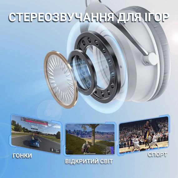 Навушники Fifine H3 RGB White (H3W) | Зображення 6