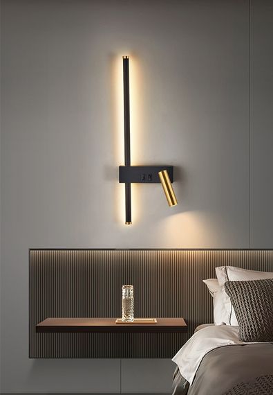 Бра LED 27569 Чорний 50х16х10 см.