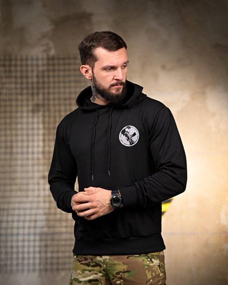 Милитари Худи Prepare for Battle black РП7392 | Зображення 2
