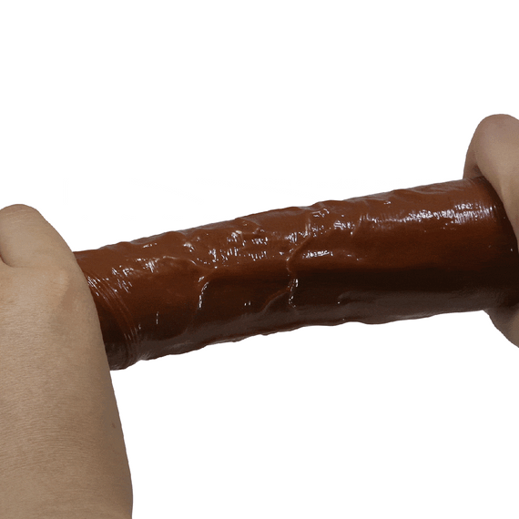 Реалістичний вібратор - Pretty Love Rufus Realistic Vibrating Dildo Brown Sex Aura | Зображення 7