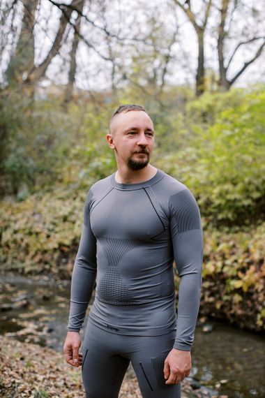 Термобілизна чоловіча Tramp Active сірий, теплий термокостюм трамп зимовий, для полювання риболовлі туризму ЗСУ, 2XL