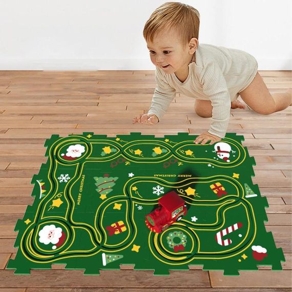 Розвиваюча іграшка-пазл SHT XDL588-19 Merry Christmas (13pcs) Green | Зображення 2