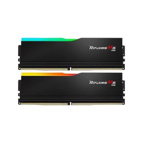Модуль памяти для компьютера DDR5 32GB (2x16GB) 6000 MHz Ripjaws M5 RGB Black G.Skill (F5-6000J3636F16GX2-RM5RK)