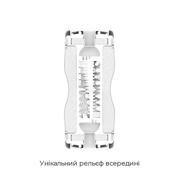 Мастурбатор Tenga Dual Feel Cup двосторонній, із двома незалежними каналами | Зображення 3