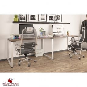Cтол двойной Loft design Q-135-2 Q-135-2 Орех