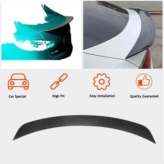 Спойлер V2 (Карбон) для Mercedes GLC coupe C253 2016-2023 гг | Зображення 1