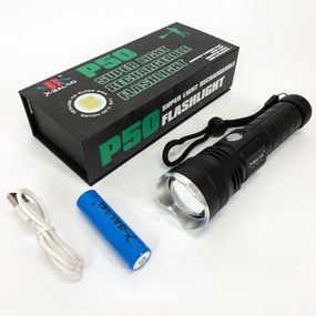 Лед фонарик с зарядкой Bailong, Переносной ручной мощный фонарь, Фонарик мощный аккумуляторный для дома BQ-31