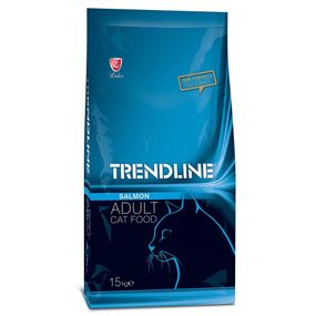 Корм Trendline Cat Salmon сухой с лососем для взрослых котов 15 кг