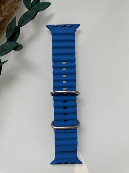 Силіконовий ремінець для Smart Watch Ocean Band 42/44/45/49 (Синій) | Зображення 5