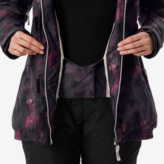 Куртка жіноча 500 для сноубордингу чорна/рожева - S | Зображення 6