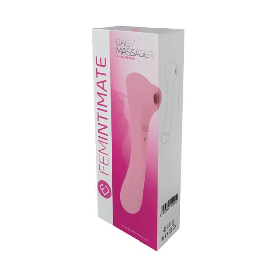 Вакуумний кліторальний стимулятор Femintimate Daisy Massager Pink Sex Aura | Зображення 4