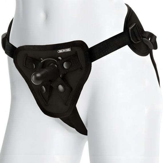 Трусики для страпону універсальні Doc Johnson з ущільненою спинкою Supreme Harness w. Plug