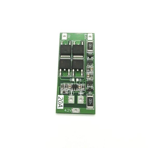 BMS 2S контроллер заряда-разряда Li-Ion 18650 20A 7.4V | Зображення 3