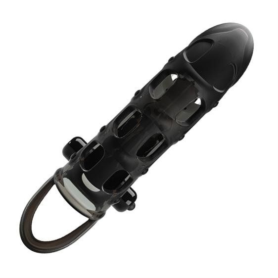 Насадка на член - Pretty Love Cuper Vibrating Penis Sleeve Black | Зображення 3