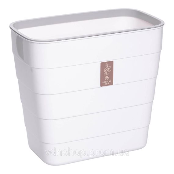 Відро для сміття на дверцята 6 (л) відро для сміття пластикове навісне Білий HP-45-18W | Зображення 4