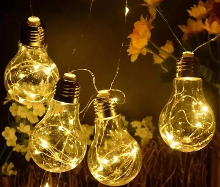 Гирлянда Уличная Прозрачные лампочки Walesberg 3м 200 miniLED 10 лампочек цвет Теплый белый | Зображення 2