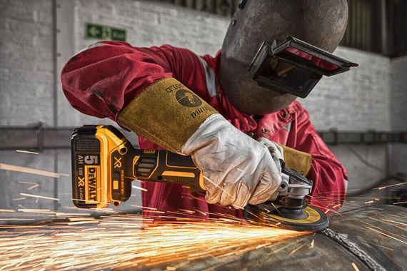 Шлифмашина угловая - болгарка аккумуляторная бесщёточная 125мм DeWALT DCG405P3 | Зображення 9