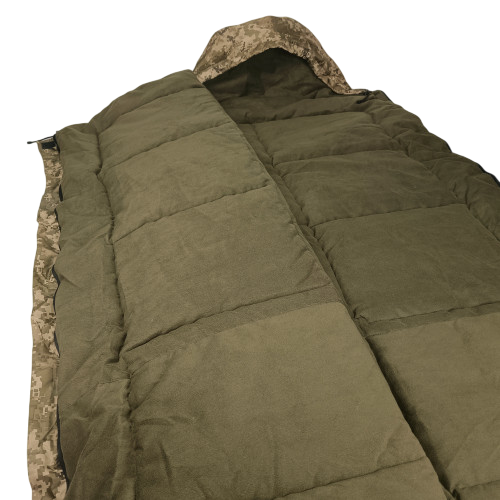 Спальный мешок Kiborg Alfa Fleece пиксель -20С 85*210 | Зображення 2