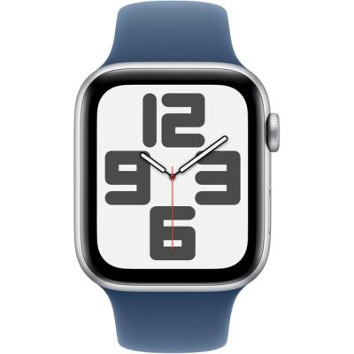 Смарт-годинник Apple Watch SE 2024 GPS 40mm Silver Aluminium Case with Denim Sport Band - S/M (MXEC3QH/A) | Зображення 1