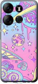 Чехол на Tecno Spark Go 2023 BF7 Розовая галактика "4146u-2952-17620"
