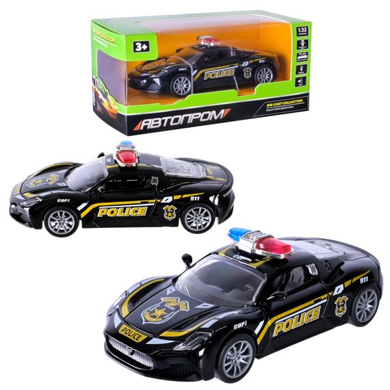 Дитяча іграшкова машинка "Police" AP74204(Black) масштаб 1:32 | Зображення 2