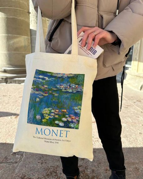 Екошопер Букопт ВК4063 MONET «Водяні лілії» бежевий | Зображення 5