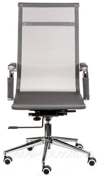 Офісне крісло Solano mesh grey репліка крісла Eames Style HB Ribbed Office Chair EA 119 | Зображення 3