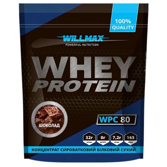 Протеїн Willmax Whey Protein 80 920 g /23 servings/ Chocolate
