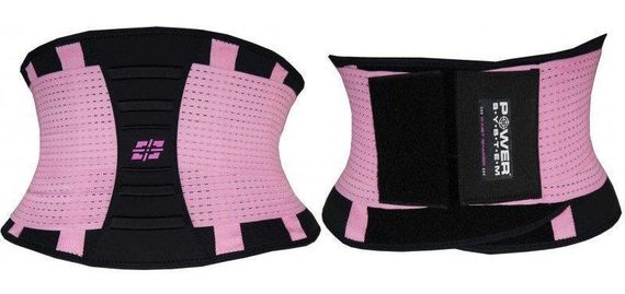 Пояс-корсет  для підтримки спини Power System PS-6031 Waist Shaper Pink S/M | Зображення 1