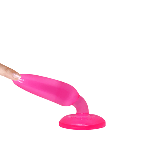 Анальна пробка на присосці BAILE Butt Plug, рожева, 14×3.5 см Sex Aura | Зображення 7